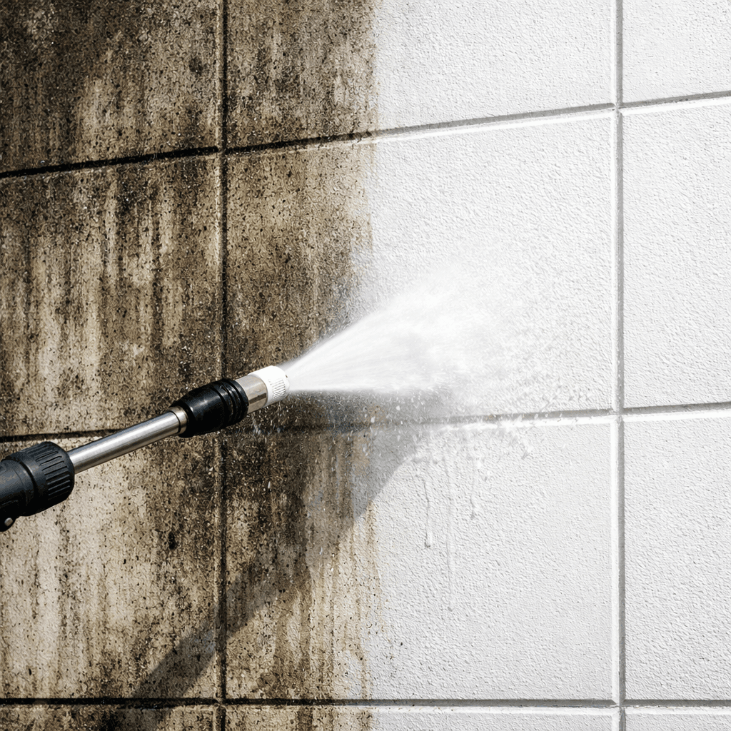 Čistenie fasád, striech, zámkových dlažieb